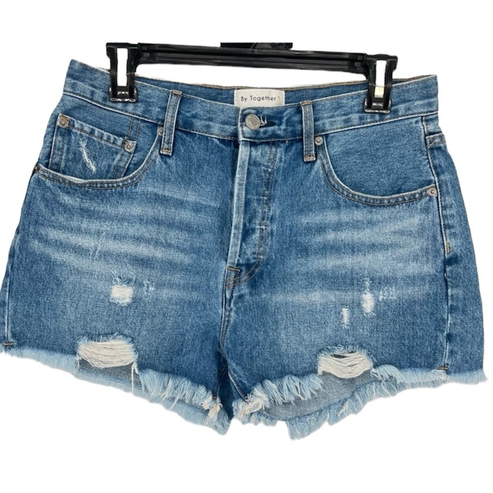 By Together‎ Boutique Cutoff Distressed Jean Shorts